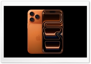 Apple iPhone 17 Pro cosmic orange 4K UHD Wallpaper for Widescreen and UltraWide Desktop, UltraHD TV, Smartphone, Tablet