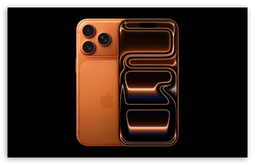 Apple iPhone 17 Pro cosmic orange UltraHD Wallpaper for UHD 16:9 ; HD 16:9 ; Widescreen 16:10 5:3 ; Fullscreen 4:3 5:4 3:2 ; Tablet 1:1 ; Mobile 3:4 ;