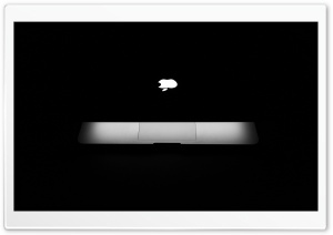 Apple Laptop Black and White Ultra HD Wallpaper for 4K UHD Widescreen desktop, tablet & smartphone