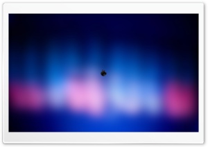 Apple Logo On Blue Background Ultra HD Wallpaper for 4K UHD Widescreen desktop, tablet & smartphone