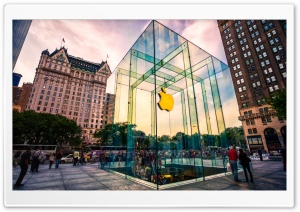 Apple Store NYC Ultra HD Wallpaper for 4K UHD Widescreen desktop, tablet & smartphone