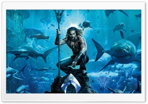 Aquaman Movie Jason Momoa Ultra HD Wallpaper for 4K UHD Widescreen desktop, tablet & smartphone