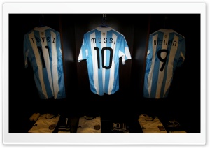 Argentina National Team Shirts Ultra HD Wallpaper for 4K UHD Widescreen desktop, tablet & smartphone