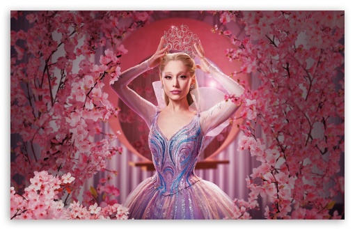 Ariana Grande as Glinda, Wicked For Good 2025 Movie UltraHD Wallpaper for UHD 16:9 ; HD 16:9 ; UltraWide 21:9 24:10 32:9 32:10 ; Widescreen 16:10 5:3 ; Fullscreen 4:3 5:4 3:2 ; Tablet 1:1 ; Mobile 9:16 9:19.5 9:20 10:16 2:3 3:5 3:4 ; Dual 16:10 5:3 16:9 4:3 5:4 3:2 ;
