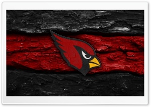 Arizona Cardinals Wooden Logo 4K UHD Wallpaper for Widescreen and UltraWide Desktop, UltraHD TV, Smartphone, Tablet