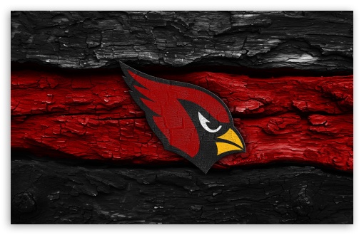 Arizona Cardinals Wooden Logo UltraHD Wallpaper for Widescreen 16:10 ;