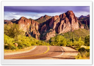 Arizona Road 4K UHD Wallpaper for Widescreen and UltraWide Desktop, UltraHD TV, Smartphone, Tablet