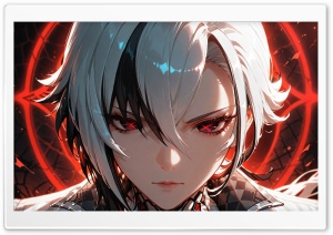 Arlecchino Character Art - Genshin Impact RPG 4K UHD Wallpaper for Widescreen and UltraWide Desktop, UltraHD TV, Smartphone, Tablet