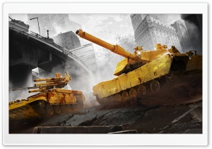 Armored Warfare City Battle Ultra HD Wallpaper for 4K UHD Widescreen desktop, tablet & smartphone
