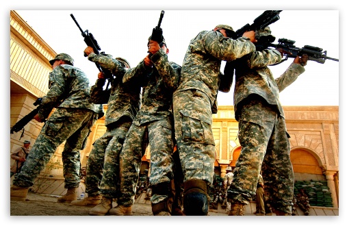 Army Soldiers UltraHD Wallpaper for Wide 16:10 Widescreen WHXGA WQXGA WUXGA WXGA ;