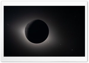 Artemis II in Eclipse   Moon fully eclipsing the Sun 4K UHD Wallpaper for Widescreen and UltraWide Desktop, UltraHD TV, Smartphone, Tablet