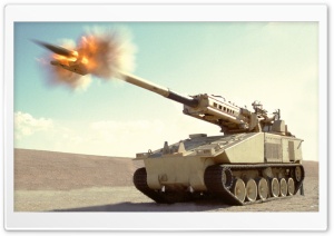 Artillery Military Tank Ultra HD Wallpaper for 4K UHD Widescreen desktop, tablet & smartphone