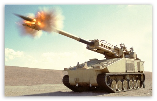 Artillery Military Tank UltraHD Wallpaper for Wide 16:10 Widescreen WHXGA WQXGA WUXGA WXGA ;