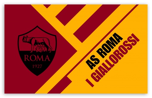 AS Roma Logo UltraHD Wallpaper for HD 16:9 ; Widescreen 16:10 ;