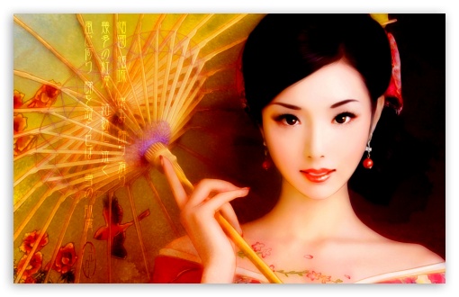 Asian Art UltraHD Wallpaper for Widescreen 16:10 ;