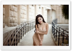 Asian Brunette Girl Ultra HD Wallpaper for 4K UHD Widescreen desktop, tablet & smartphone