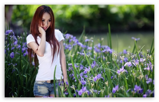 Asian Girl UltraHD Wallpaper for Wide 16:10 Widescreen WHXGA WQXGA WUXGA WXGA ;