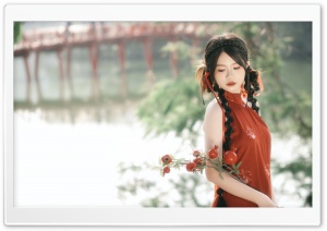 Asian Girl Photoshoot 4K UHD Wallpaper for Widescreen and UltraWide Desktop, UltraHD TV, Smartphone, Tablet