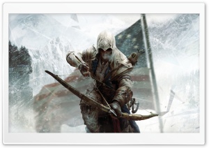Assassin's Creed 3 Connor Bow Ultra HD Wallpaper for 4K UHD Widescreen desktop, tablet & smartphone