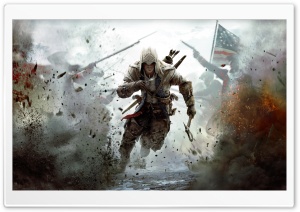 Assassin's Creed 3 Connor Free Running Ultra HD Wallpaper for 4K UHD Widescreen desktop, tablet & smartphone