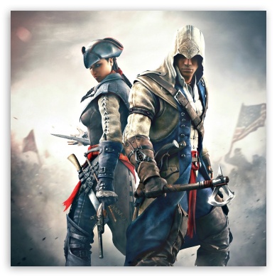 Assassins Creed 3 UltraHD Wallpaper for Tablet 1:1 ; Mobile 3:5 3:4 ;