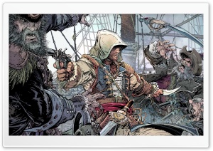 Assassins Creed Black Flag Ultra HD Wallpaper for 4K UHD Widescreen desktop, tablet & smartphone