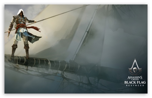 Assassins Creed Black Flag Resynced UltraHD Wallpaper for UHD 16:9 ; HD 16:9 ; UltraWide 21:9 24:10 32:9 32:10 ; Widescreen 16:10 ; Tablet 1:1 ; Mobile 9:16 9:19.5 9:20 ; Dual 16:10 16:9 ;