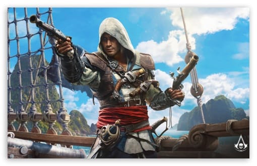 Assassins Creed Black Flag Resynced 2026 Video Game - Edward UltraHD Wallpaper for UHD 16:9 ; HD 16:9 ; UltraWide 21:9 24:10 32:9 32:10 ; Widescreen 16:10 ; Tablet 1:1 ; Dual 16:10 16:9 ;