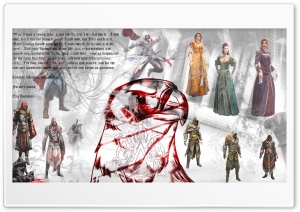 Assassins Creed II Ezio 4K UHD Wallpaper for Widescreen and UltraWide Desktop, UltraHD TV, Smartphone, Tablet