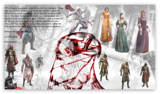 Assassins Creed II Ezio UltraHD Wallpaper for HD 16:9 ;