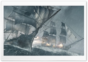 Assassins Creed IV Black Flag Ships Ultra HD Wallpaper for 4K UHD Widescreen desktop, tablet & smartphone