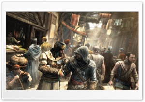 Assassin's Creed Market Scene Ultra HD Wallpaper for 4K UHD Widescreen desktop, tablet & smartphone