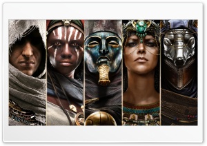 Assassins Creed Origins Characters Ultra HD Wallpaper for 4K UHD Widescreen desktop, tablet & smartphone