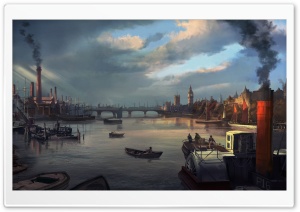 Assassins Creed Syndicate Thames River 1868 Ultra HD Wallpaper for 4K UHD Widescreen desktop, tablet & smartphone