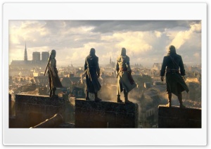 Assassins Creed  Unity 4K UHD Wallpaper for Widescreen and UltraWide Desktop, UltraHD TV, Smartphone, Tablet