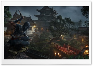 AssassinsCreed Shadows, Naoe Ninja Assassin, Japan, Video Game Screenshot Ultra HD Wallpaper for 4K UHD Widescreen desktop, tablet & smartphone