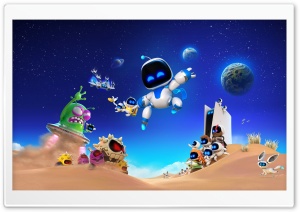 Astro Bot Video Game, PlayStation 5 Ultra HD Wallpaper for 4K UHD Widescreen Desktop, Lockscreen, Screensaver, TV, Tablet, Smartphone