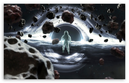 Astronaut in Front of a Black Hole UltraHD Wallpaper for UHD 16:9 ; HD 16:9 ; UltraWide 21:9 24:10 32:9 32:10 ; Widescreen 16:10 5:3 ; Fullscreen 4:3 5:4 3:2 ; Tablet 1:1 ; Mobile 9:16 9:19.5 9:20 10:16 2:3 3:5 3:4 ; Dual 16:10 5:3 16:9 4:3 5:4 3:2 ;