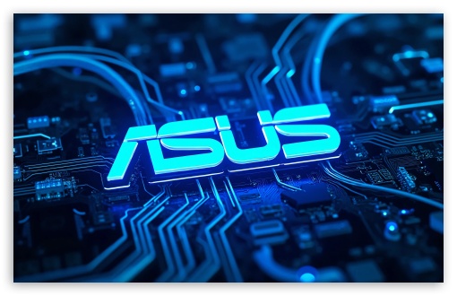 Asus Glowing Logo UltraHD Wallpaper for Widescreen 16:10 ;