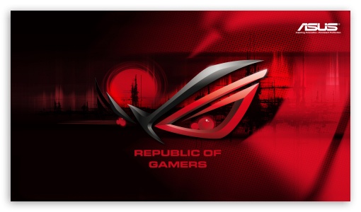 Asus Republic Of Gamers Ultra HD Desktop Background Wallpaper for 4K UHD TV