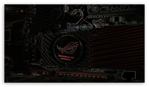 Asus Republic Of Gamers UltraHD Wallpaper for HD 16:9 ;