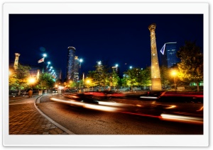 Atlanta At Night Ultra HD Wallpaper for 4K UHD Widescreen desktop, tablet & smartphone