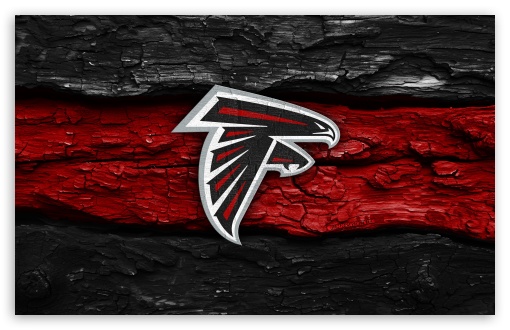 Atlanta Falcons Wooden Logo UltraHD Wallpaper for Widescreen 16:10 ;