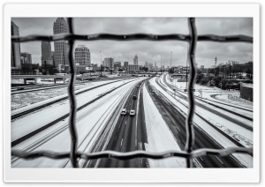 Atlanta Snow Day Ultra HD Wallpaper for 4K UHD Widescreen desktop, tablet & smartphone