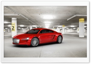 Audi E Tron Parking Garage Ultra HD Wallpaper for 4K UHD Widescreen desktop, tablet & smartphone