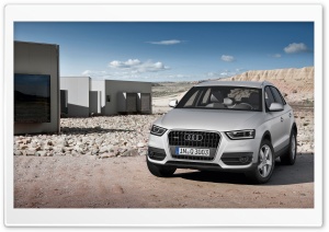 Audi Q3 Silver Ultra HD Wallpaper for 4K UHD Widescreen desktop, tablet & smartphone