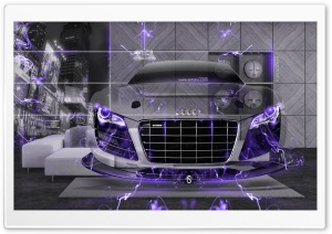 Audi R8 Fantasy Crystal Home Energy Car 2015 Ultra HD Wallpaper for 4K UHD Widescreen desktop, tablet & smartphone