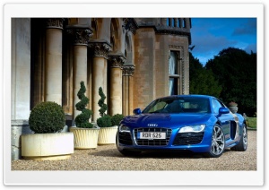Audi R8 V10 Blue Ultra HD Wallpaper for 4K UHD Widescreen desktop, tablet & smartphone