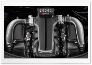 Audi RSS V10 TFSI Engine Ultra HD Wallpaper for 4K UHD Widescreen desktop, tablet & smartphone