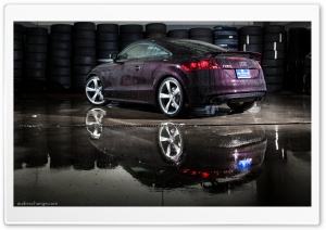 Audi TT-RS in Black Cherry Pearl Effect Ultra HD Wallpaper for 4K UHD Widescreen desktop, tablet & smartphone